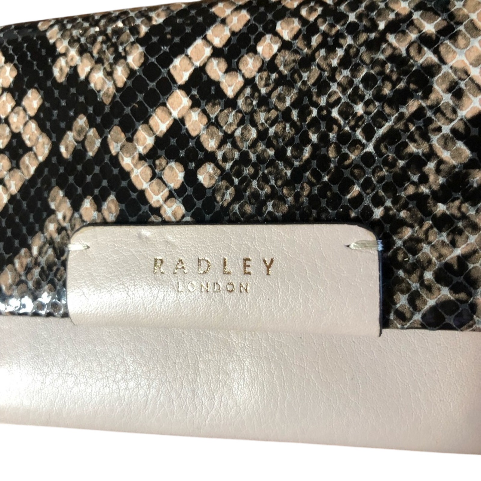 Radley London Light Pastel Grey Snakeskin “Arlington” Wallet, Nwt $88 — image 2 of 6